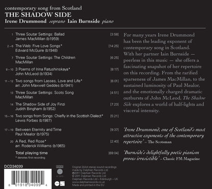 The Shadow Side: Contemporary Song from Scotland - Irene Drummond, Iain Burnside