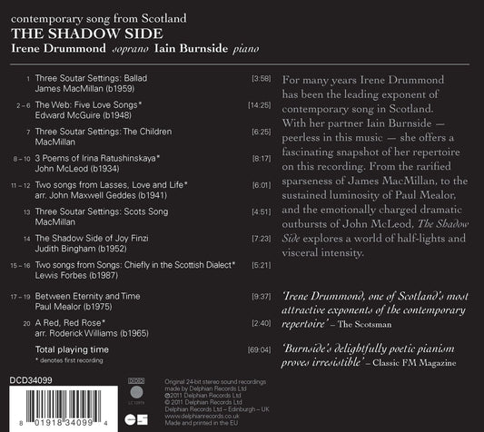 The Shadow Side: Contemporary Song from Scotland - Irene Drummond, Iain Burnside