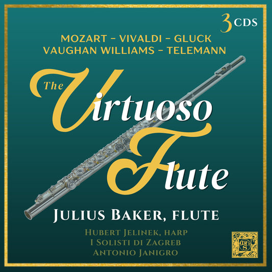 THE VIRTUOSO FLUTE - Julius Baker (3 CDs)