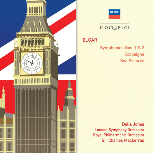 ELGAR: Symphonies Nos. 1 & 2; Cockaigne; Sea Pictures - Mackerras, London Symphony, Royal Philharmonic (2 CDs)