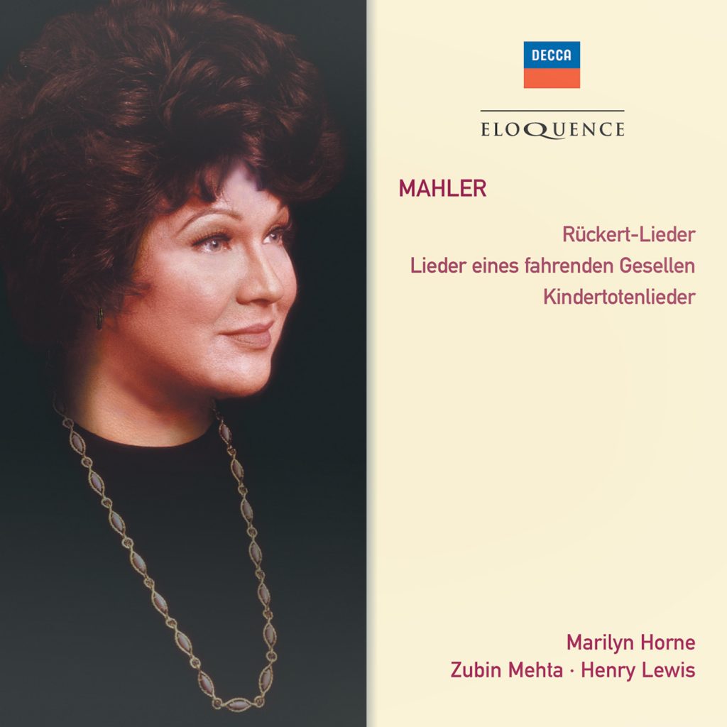 MAHLER: Song Cycles - Marilyn Horne, Los Angeles Philharmonic, Zubin Mehta