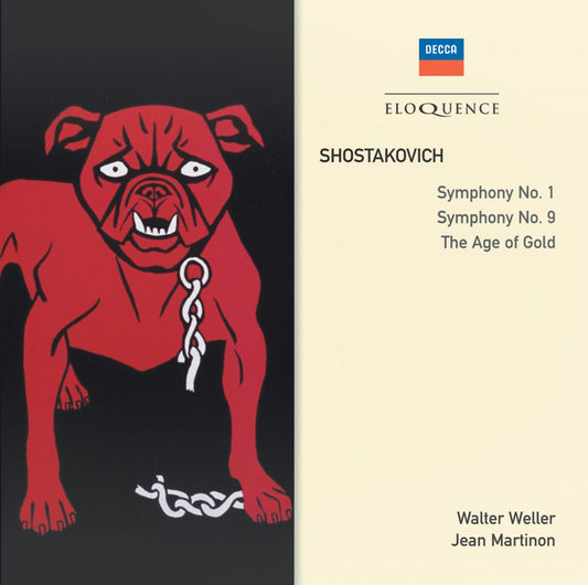 SHOSTAKOVICH: Symphonies Nos. 1 & 9, Age of Gold - Weller, Martinon, L'Orchestre de la Suisse Romande, London Symphony