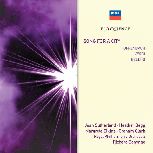 SONG FOR A CITY - Sutherland; Begg; Clark; RPO; Bonynge