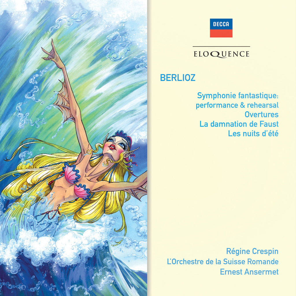 BERLIOZ: SYMPHONIE FANTASTIQUE, DAMNATION OF FAUST, LE NUITS D'ETE AND MORE - ANSERMET, L'ORCHESTRE DE LA SUISSE ROMANDE (3 CDS)