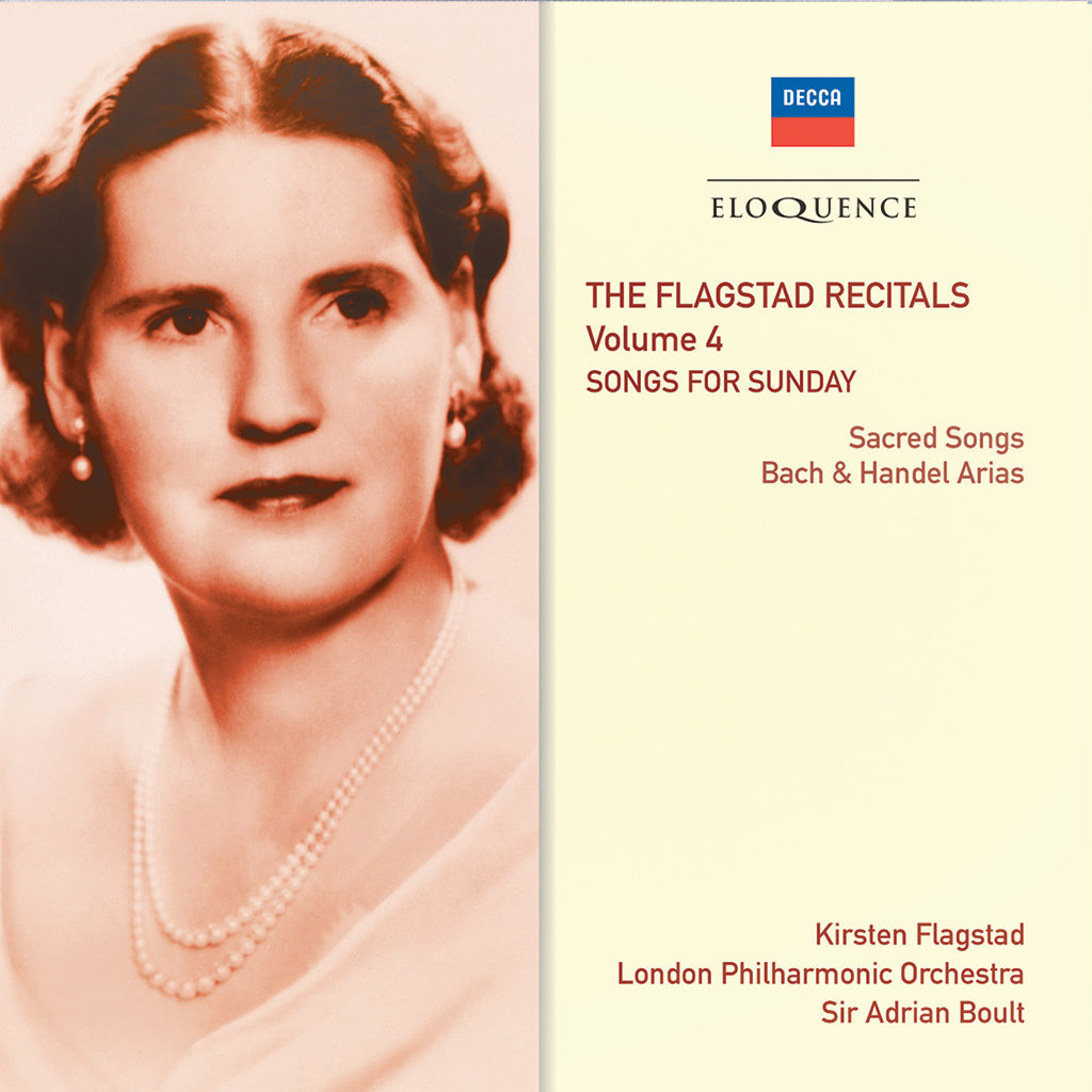 FLAGSTAD RECITALS: VOLUME 4 - SONGS FOR SUNDAY (2 CDS)