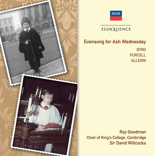 Evensong for Ash Wednesday - Roy Goodman, Choir of King's College, Cambridge