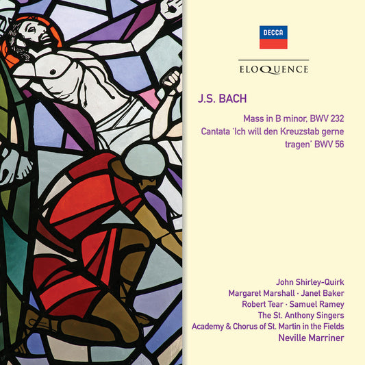 BACH: Mass in B Minor, Cantata BWV 56 - Shirley-Quirk, Baker, Tear, Chorus and Academy of St. Martin in the Fields, Marriner (2 CDs)
