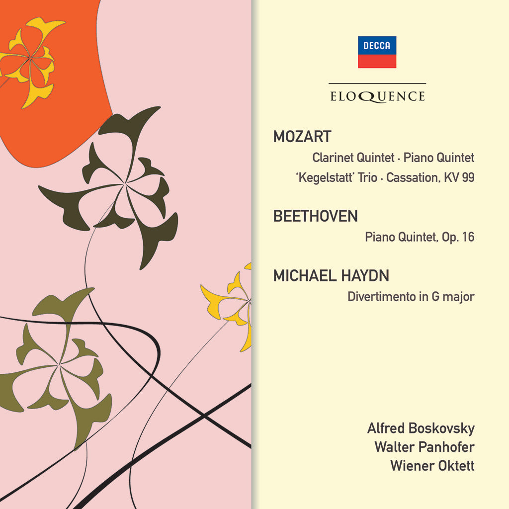 MOZART: Clarinet Quintet & Trio, Piano Quintet & Cassation; BEETHOVEN: Piano Quintet; HAYDN, M: Divertimento - Vienna Oktett (2 CDs)