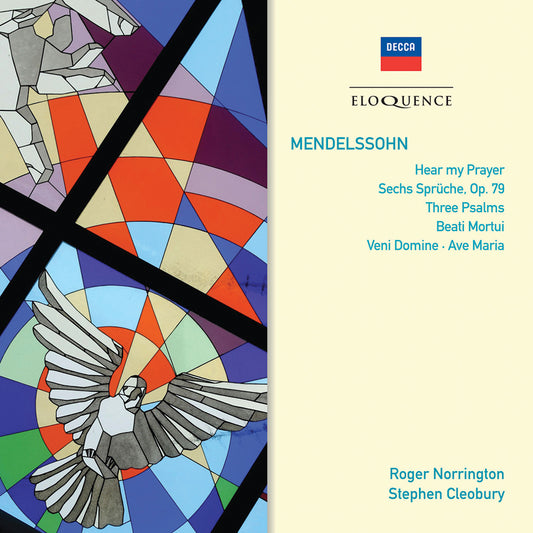 MENDELSSOHN: Motets & Psalms - Palmer, Weir, Heinrich Schütz Choir & Chorale, Roger Norrington, Choir of King's College, Simon Preston