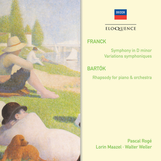 FRANCK: Symphony in D Minor, Variations symphoniques; BARTÓK: Rhapsody for piano and orchestra - Pascal Rogé, Lorin Maazel, William Weller, Cleveland Orchestra, London Symphony