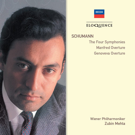 SCHUMANN: 4 Symphonies; Manfred & Genoveva Overtures - Mehta, Vienna Philharmonic (2 CDs)