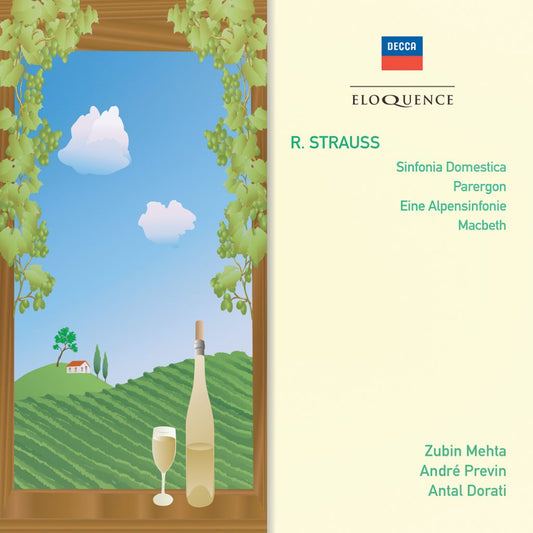STRAUSS: Sinfonia Domestica, Parergon, Macbeth, Eine Alpensymphonie - Mehta, Dorati, Previn, Los Angeles Philharmonic, Detroit Philharmonic (2 CDs)