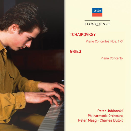 TCHAIKOVSKY: Piano Concerto Nos 1-3; GRIEG: Piano Concerto - Jablonski, Maag, Dutoit, Philharmonia (2 CDs)