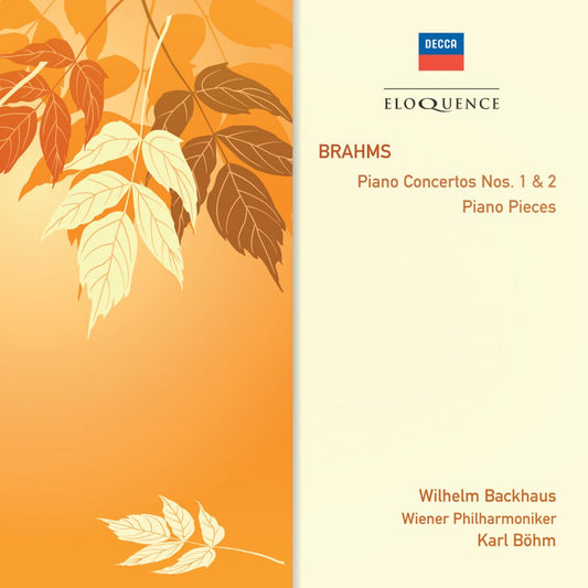 BRAHMS: Piano Concertos 1 & 2, Piano Pieces - Wilhelm Backhaus, Karl Bohm, Vienna Philharmonic (2 CDs)
