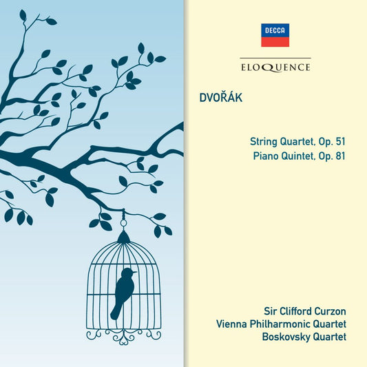 DVORAK: String Quartet Op. 51; Piano Quintet - Curzon, Vienna Philharmonic Quartet