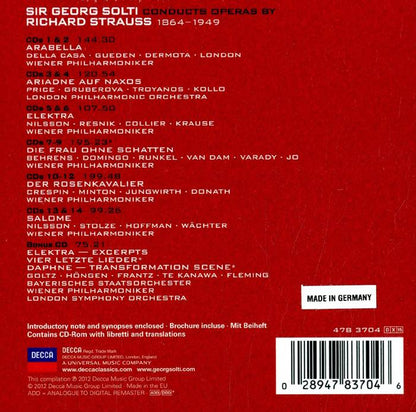 STRAUSS, R.: THE OPERAS - WIENER PHILHARMONIKER, GEORG SOLTI (15 CDS)