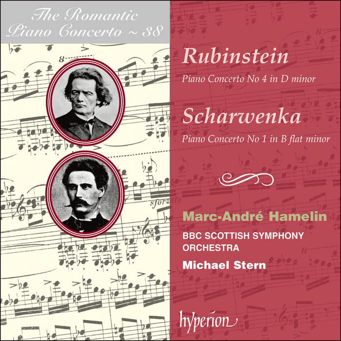 The Romantic Piano Concerto, Vol. 38 - Rubinstein & Scharwenka: Piano Concertos - Marc-André Hamelin, BBC Scottish Symphony Orchestra, Michael Stern