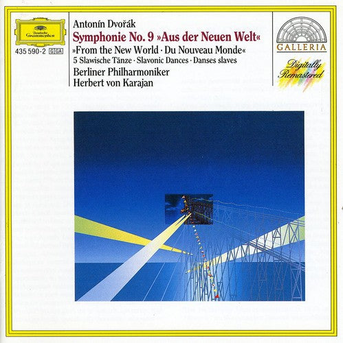 DVORAK: SYMPHONY NO. 9; SLAVONIC DANCES - BPO; KARAJAN