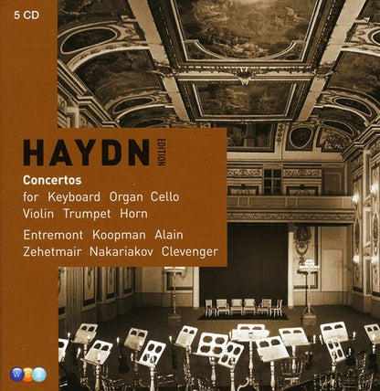 HAYDN: Concertos - Entremont, Koopman, Alain, Lodeon, Clavenger, Nakariakov (5 CDs)