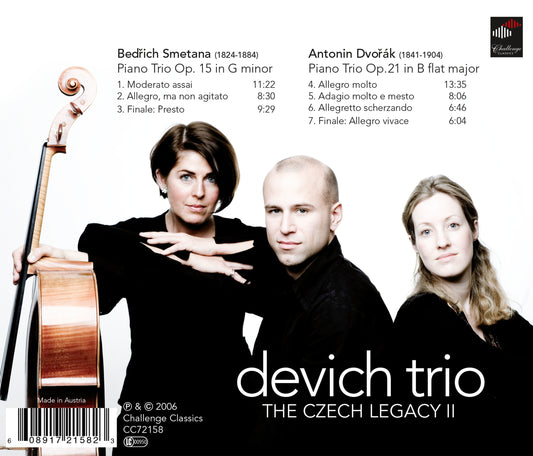 SMETANA & DVORAK: DEVICH TRIO (THE CZECH LEGACY, VOL. 2)