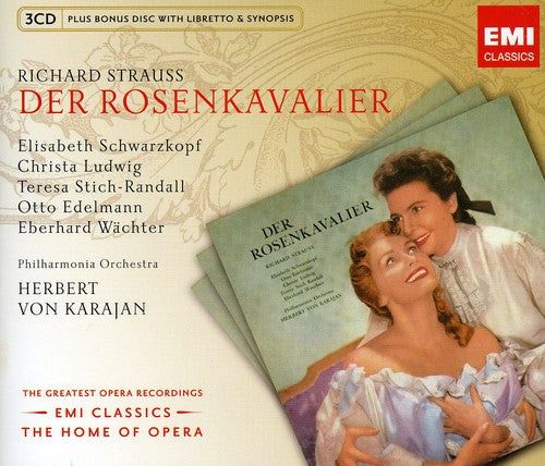 STRAUSS, R.: DER ROSENKAVALIER - KARAJAN, SCHWARZKOPF, LUDWIG (4 CDS)