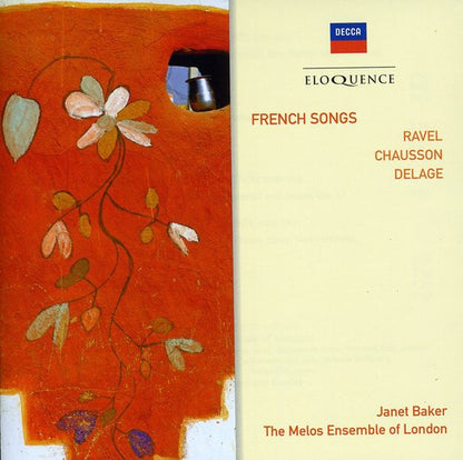 FRENCH SONGS (RAVEL, CHAUSSON, DELAGE) - JANET BAKER, MELOS ENSEMBLE