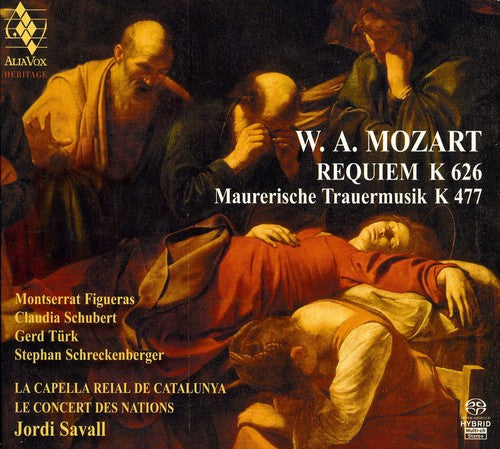 MOZART: REQUIEM, K. 626: MASONIC FUNERAL MUSIC, K. 477 - CAPELLA REIAL DE CATALUNYA, SAVALL (HYBRID SACD)