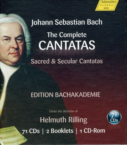 BACH: THE COMPLETE CANTATAS - RILLING (73 CDS, 2 BOOKLETS, 1 CD-ROM)