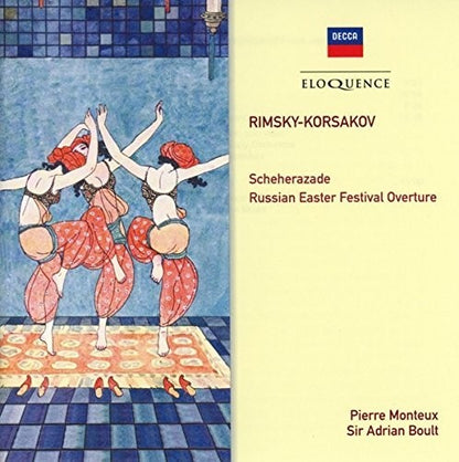 RIMSKY-KORSAKOV: SCHEHEREZADE, RUSSIAN EASTER FESTIVAL OVERTURE - BOULT, MONTEUX, LONDON SYMPHONY