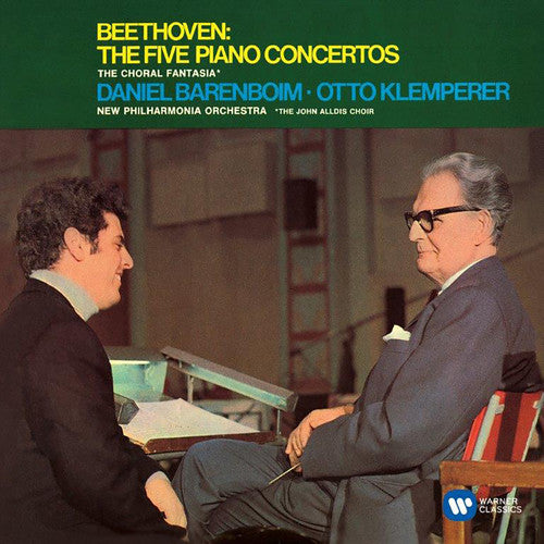 BEETHOVEN: THE FIVE PIANO CONCERTOS - Barenboim, Klemperer (3 CDs)