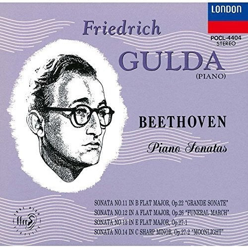 BEETHOVEN: PIANO SONATAS 11, 12, 13 & 14 (DECCA JAPAN): GULDA, FRIEDRICH