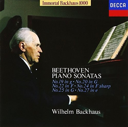 BEETHOVEN: PIANO SONATAS 19, 20, 22, 25, 27 (JPN): BACKHAUS, WILHELM