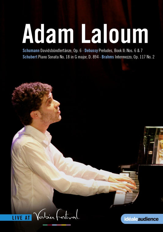 Adam Laloum: Live at Verbier Festival - SCHUMANN/DEBUSSY/SCHUBERT/BRAHMS (DVD)