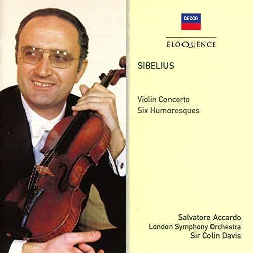 SIBELIUS: VIOLIN CONCERTO; 6 HUMORESQUES - SALVATORE ACCARDO, SIR COLIN DAVIS, LONDON SYMPHONY
