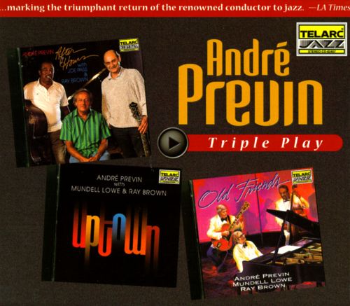 ANDRE PREVIN: TRIPLE PLAY - with Joe Pass, Mundell Lowe, Ray Brown (3 CDs)