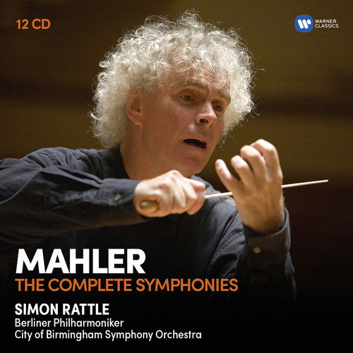 MAHLER: THE COMPLETE SYMPHONIES - SIMON RATTLE, CITY OF BIRMINGHAM SYMPHONY ORCHESTRA, BERLIN PHILHARMONIC (12 CDS)