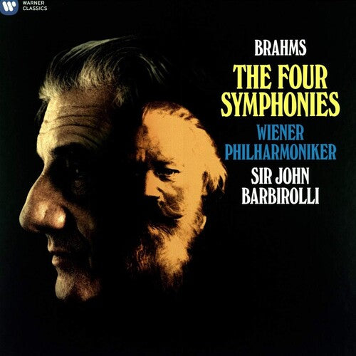 BRAHMS: THE 4 SYMPHONIES, VARIATIONS ON A THEME BY HAYDN, OVERTURES - WIENER PHILHARMONIKER, JOHN BARBIROLLI (4 LP)