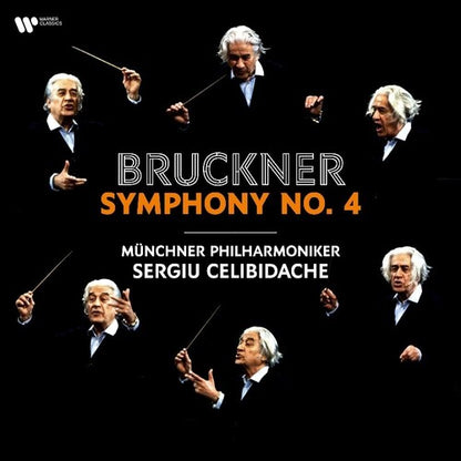 BRUCKNER: SYMPHONY NO. 4 "ROMANTIC" - SERGIU CELIBIDACHE, MUNICH PHILHARMONIC (2 LP)