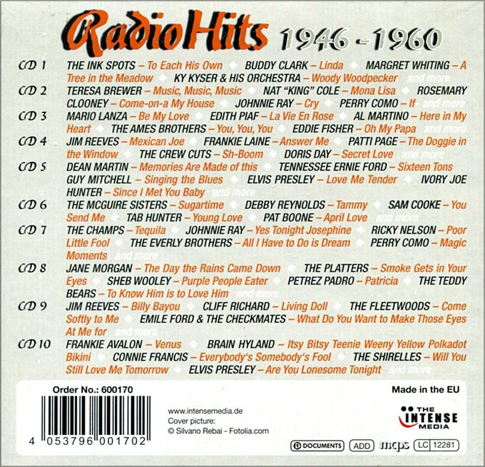 Radio Hits 1946-1960 (10 CDs)