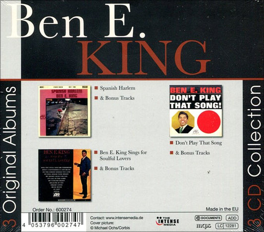 BEN E. KING - 3 Original Albums (3 CDS)
