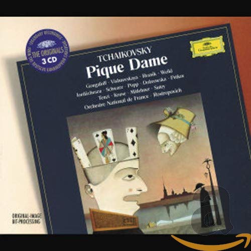 TCHAIKOVSKY: PIQUE DAME - VISHNEVSKAYA, RESNIK, ROSTROPOVICH, ORCHESTRE NATIONAL DE FRANCE (3 CDS)