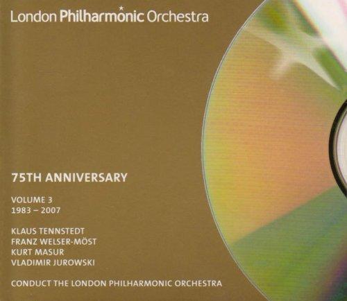 LPO 75TH ANNIVERSARY EDITION (VOLUME 3 1983-2007) - LONDON PHILHARMONIC ORCHESTRA; TENNSTEDT; WELSER-MOST; MASUR; JUROWSKI (4 CDS)