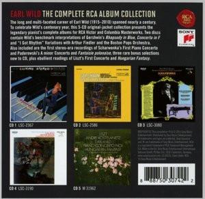 EARL WILD - THE COMPLETE RCA ALBUM COLLECTION (5 CDS)