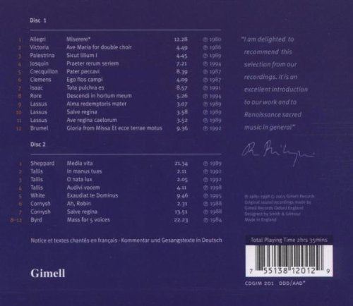 The Essential Tallis Scholars - The Tallis Scholars (2 CDs)