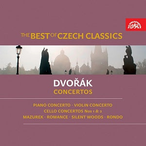 DVORAK: Violin, Piano & Cello Concertos - Suk, Hudecek, Moravec, Sádlo, Czech Philharmonic (3 CDs)