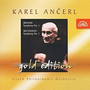 Brahms: Symphony No. 1 in C minor; Beethoven: Symphony No. 1 in C major (Ancerl Gold Edt. 9) - Ancerl, Karel/Czech Philharmonic Orchestra
