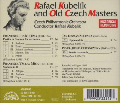 Rafael Kubelík And Old Czech Masters