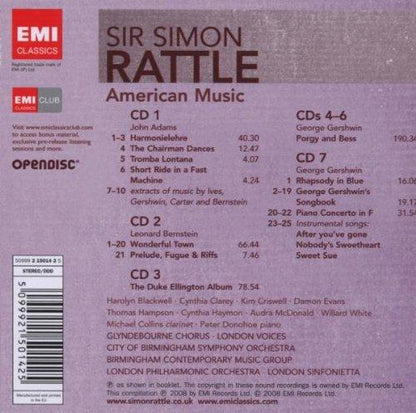 SIMON RATTLE CONDUCTS AMERICAN MUSIC (7 CDS)