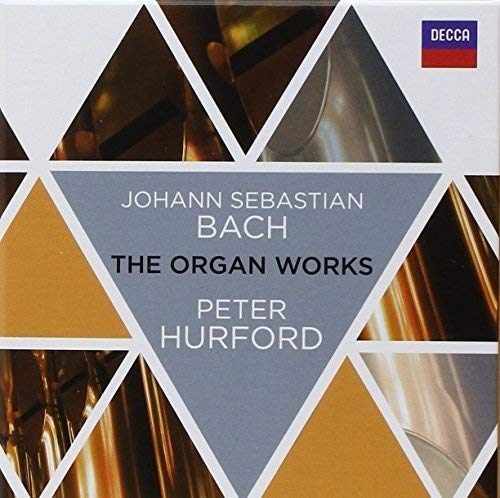 BACH: THE ORGAN WORKS - Peter Hurford (17 CDs)