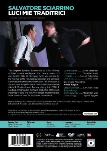 SCIARRINO: Luci Mie Traditrici (DVD)